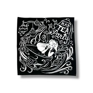 NWT Disney Alice in Wonderland Mad Tea Party Tea Towel Cloth Napkin